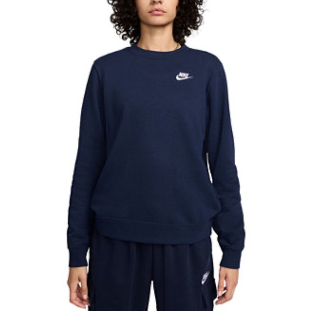 Nike Size Large Women's Navy Blue‎ Crewneck Sweatshirt